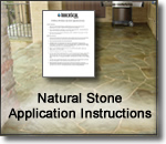 Natural Stone Application Instructions