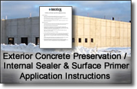Exterior Concrete Application Instructions